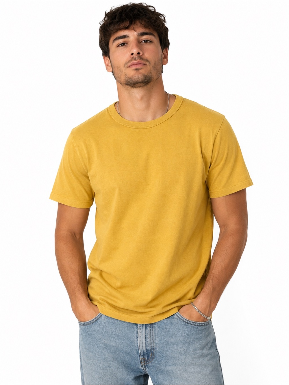 Flint and Tinder men’s yellow cotton tshirt size XL